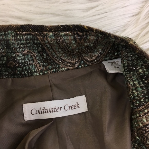 🍁SOLD🍁Coldwater Creek Fleur De Lis Jacket - Picture 4 of 8